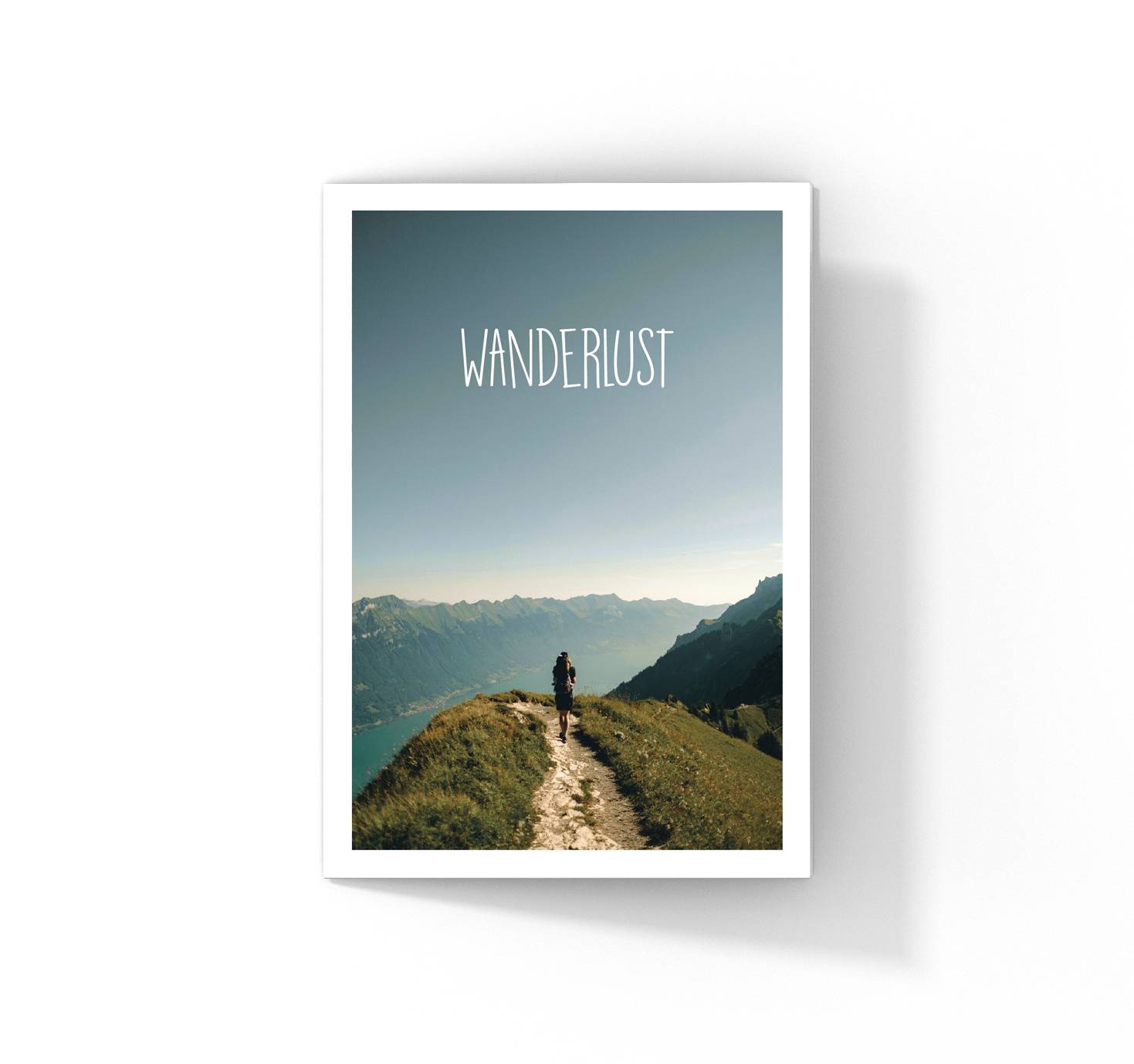 Grußkarte Wanderlust