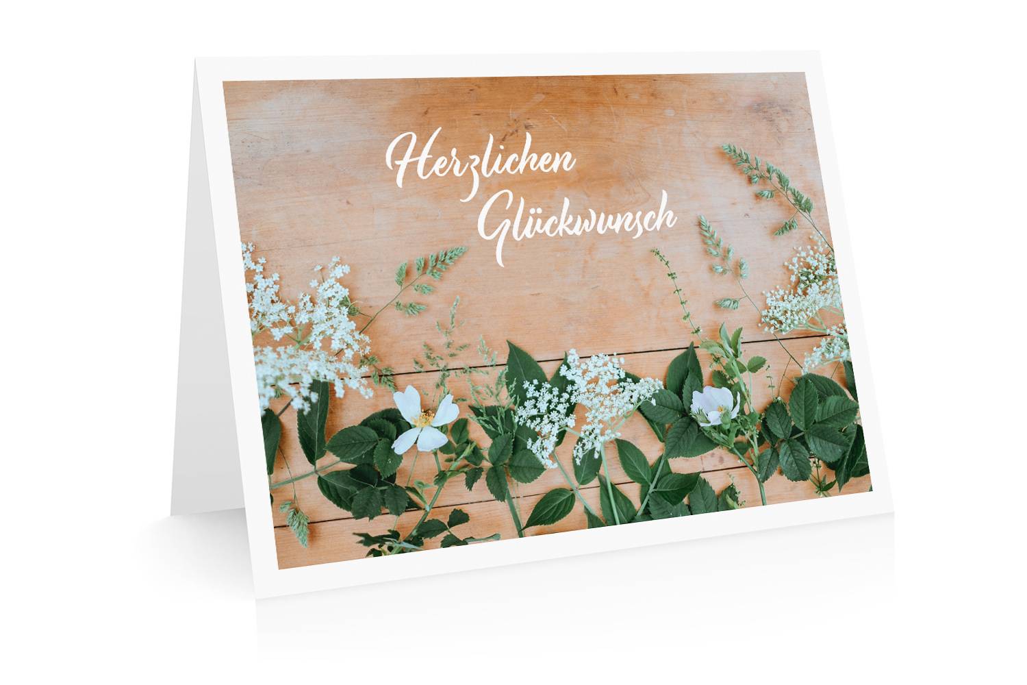 Grußkarte Herzlichen Glückwunsch